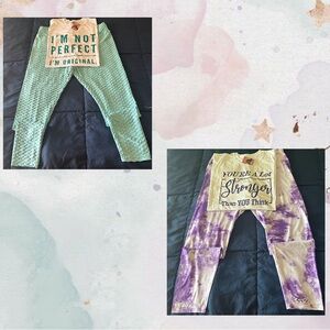 Unisex Tshirt/Plus Size Leggings (New)
